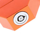 Orange Motorcycle Handlebar Bar Grip Brake Lever Lock Anit Theft Security
