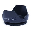 Lens Cap + Hood + UV Filter Compatible with 52mm Nikon D3100 E3V5