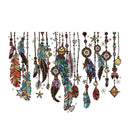 Removable Dream Catcher Feathers Wall Stickers Kids Bedroom Decor Decals