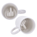 Up Yours Mug Middle Finger Mug Coffee Cup with Ceramic Material Mug Tee OZ