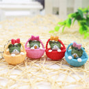 Cartoon Basket Cat  Keychain Pendant Keyring Gift  Bag Purse Key Chain Jewelr BX