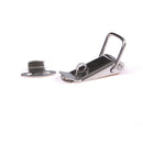 J106 Cabinet Boxes Spring Loaded Latch Toggle Locks Hasp Sliding Door WindowBX
