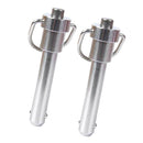 2 Pack Push Pull Ball Lock Pins Ball Lock Quick Pin Shank Ball Lock 20mm