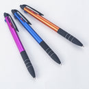 0.5mm 3 in 1 Multicolor Capacitive Touch Screen Stylus Writing Ball Point Pen