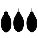 3 x Mini Blower Compressed Air duster For Pressure Precis Ultra Black