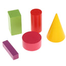 16 Pieces Wooden Pattern Blocks Set Geometric Shape Puzzle Educational