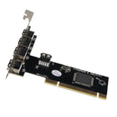 PCI To USB 2.0 Expansion Card Controller Adaptor Hub Converter For PC