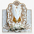 wine glass metal cutting dies stencil scrapbooking card paper embossing craft  Z