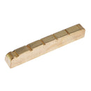 Brass Guitar Saddle Nut Slotted for Musical Instrument 6-String Folk Guitar