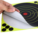 10 sheets/set Shooting Targets Glow Florescent Paper Target for Hunting Ar BX