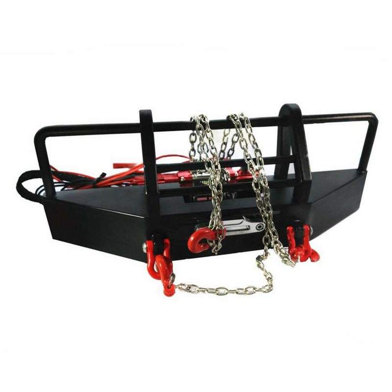 6X 1/10 RC Rock Crawler Truck Tow Hook+Tow Chain for Axial SCX10 RC4WD D90