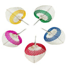 DIY Hand Made Fan Peach Shaped Bamboo Mosquito Repellent Summer Cool Air FaS Bj