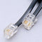 8x 2M RJ11 Male Telephone Extension Cable Coil Handset Cord Phone Line Black