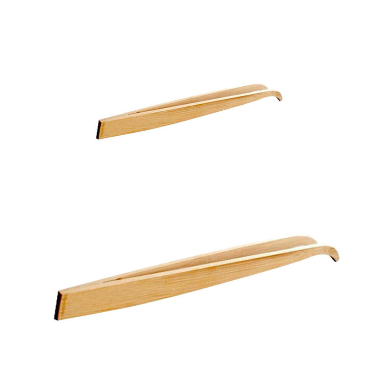 2Pcs Eco-Friendly Bamboo Tweezers Pet Insects Bugs Frogs Gardening  Raising