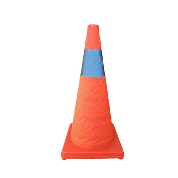 Reflective Cone 60Cm Warning Reflective Cone Traffic Movement Retractable C V3V6