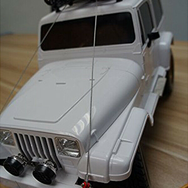 5X(1: 10 RC Crawler Accessories Metal Trailer Wire Rope Tow Rope with Hook Z3J2)