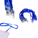 Blue Long Multipurpose Portable Durable Hanging Neck Work Permit Lanyard