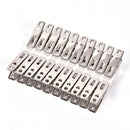 20X Stainless Steel Clothes Pegs Laundry Metal Clamps Hanging Pins Clips 3C