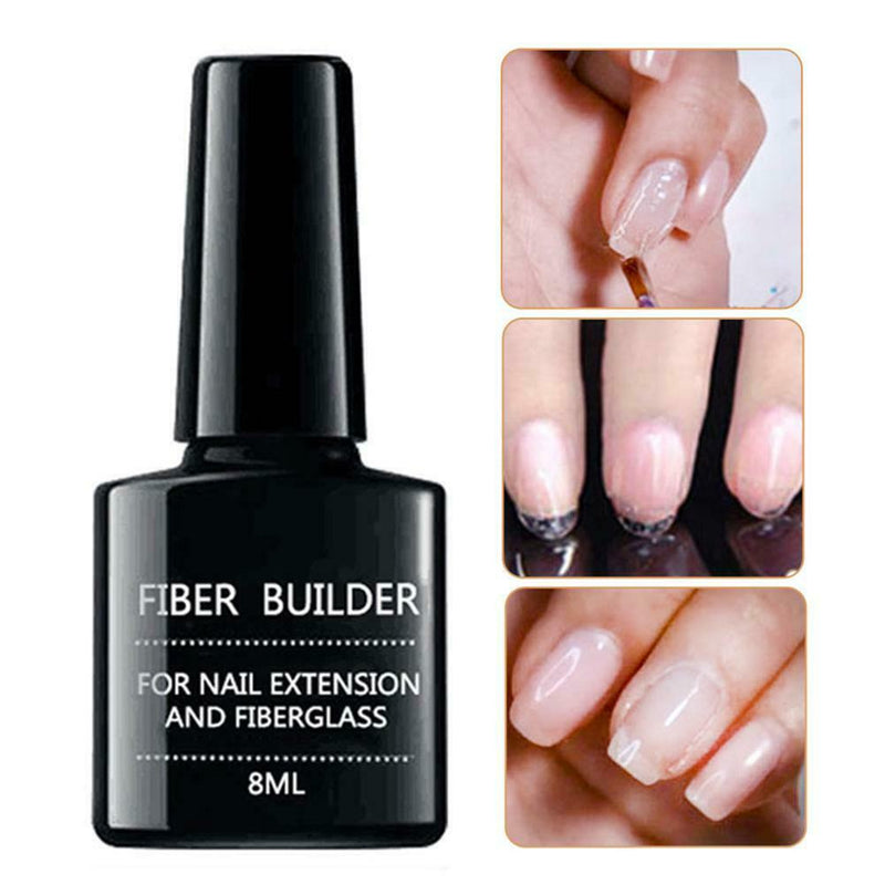 8ML Crystal Jelly Nail Art Glue Quick Extension Builder Gel Nail Tips Extension