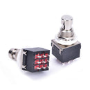 5 pcs 3PDT 9-Pin Guitar Effects Stomp Switch Pedal Box Foot Metal True Bypass  Z