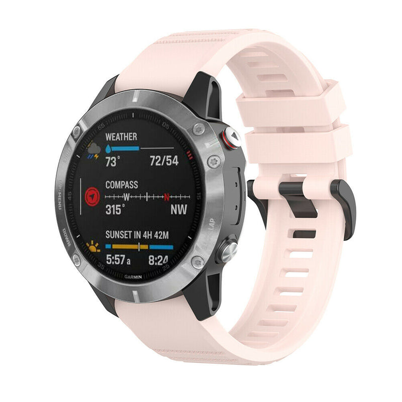22mm Wrist Strap Silicone Quick Release Sports Watch Band for Garmin Fenix 6