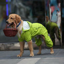 Large Dog Raincoat Hooded Golden Retriever Clothes Medium Big Dog Rain Coat