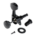 Acoustic Guitar Tuning Pegs Machine Head Tuners 3L3R Black Guitar Parts 6pcs