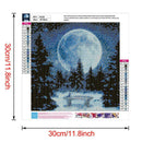 5D DIY Full Drill Diamond Painting Scenery Cross Stitch Mosaic Kits (W236)