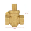 Dn25 Brass Water Pressure Reducing Valve Adjustable Thread Valve Water Heat Z5G6