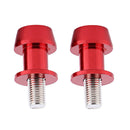 2pcs Motorcycle CNC Swingarm Swing Arm Spools Sliders Stand Bobbins 8mm Red
