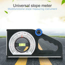 Magnetic Base Slope Inclinometer Angle Finder Measuring Slope Protractor A