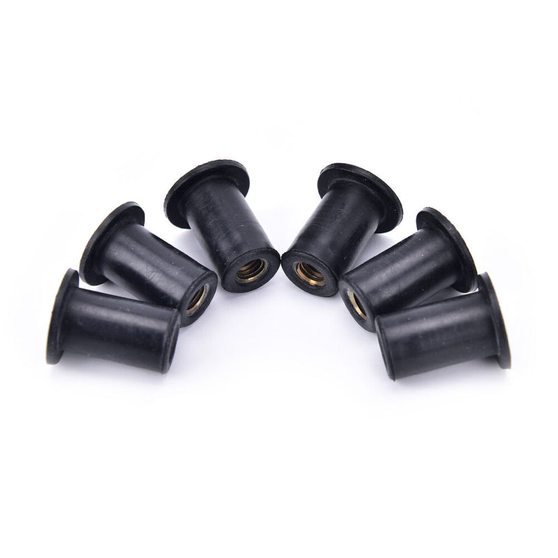 6pcs M5 rubber grommet nuts blind fastener windscreen kayak accessories LJ