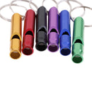 6 x Survival Whistle Aluminum Alloy Key Chain Outdoor Emergency Sports Camp!c