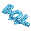 Blue Boy Foil Balloon for Newborn Baby Shower Christening Birthday Party De S9K1