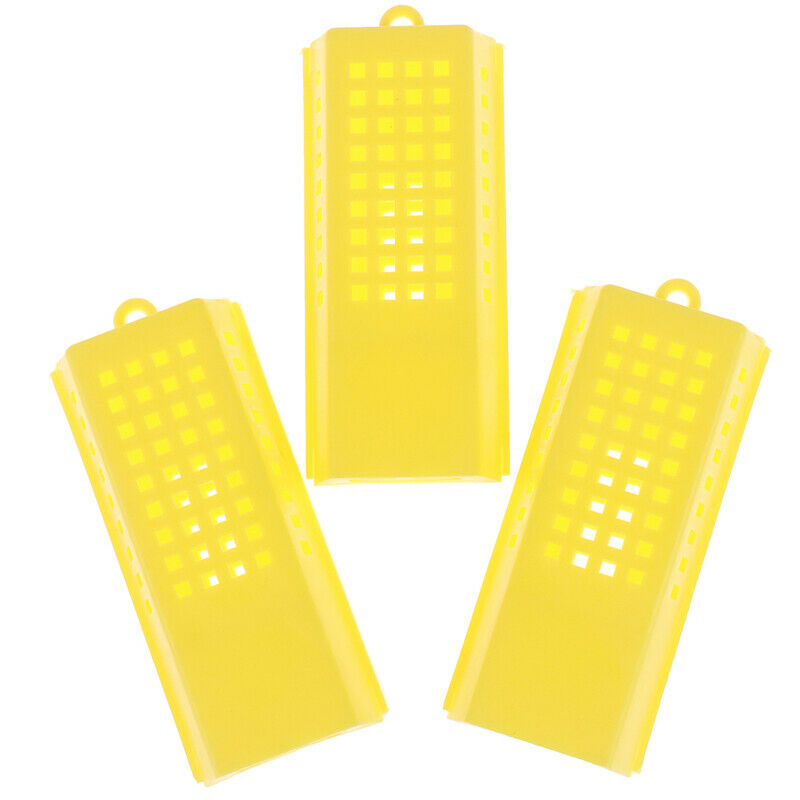 10Pcs Professional Queen Bee Cage Catcher Plastic Beekeeping Travelling Butler!E