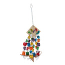 2 Pcs Bird Swing Toys,Parrot Chewing Toys,Colorful Parrot Cage Hanging Decor