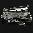 10 pcs 38mm Brooch Bar Backs Safety Pins Catch Findings Large 3.8cm X9B2