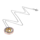 Elegant Women Shining Rhinestone Round Pendant Necklace Jewelry Gifts Decor