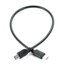 Micro USB Male To Mini USB Male Data Adapter Converter Cable Cord iw FT
