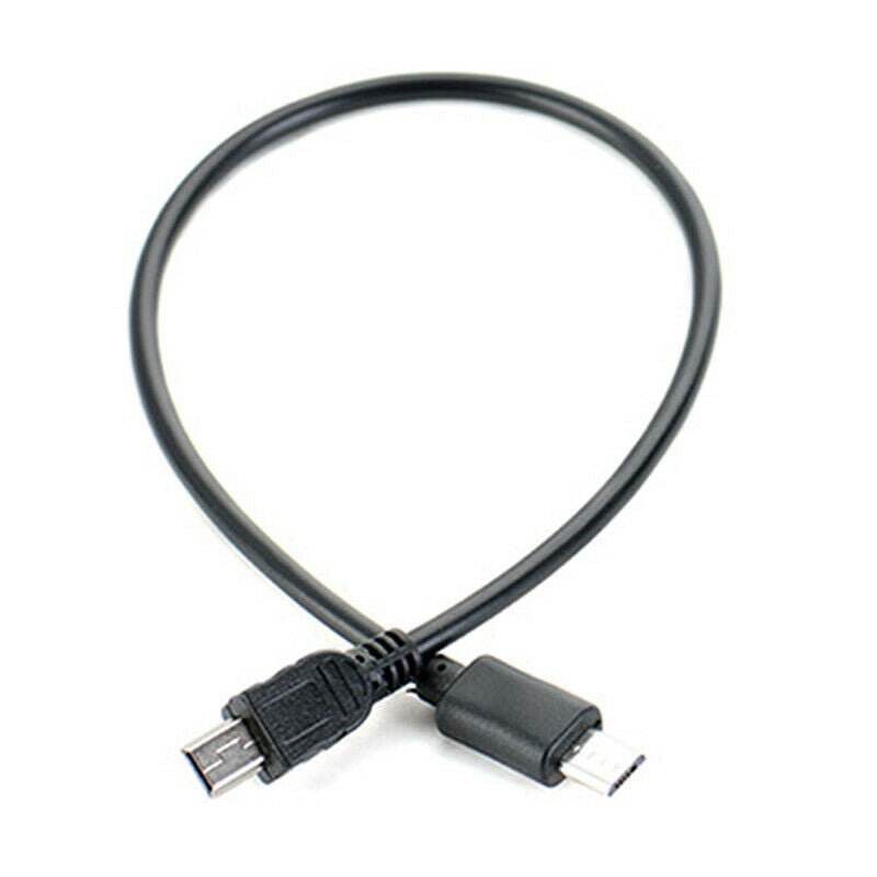 Micro USB Male To Mini USB Male Data Adapter Converter Cable Cord iw FT