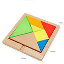 Children Mental Development Tangram Wooden Jigsaw Board Puzzle Set Toys