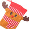 Non-Woven Christmas Kids Candy Bag Drawstring Gift Packing Pouch (Elk)