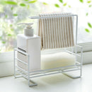 1X(Hangable Drain Storage Rack Pool Sponge Kitchen Counter Sink Rag Shelf