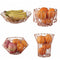 3pcs Hollow Wire Fruit Snacks Baskets Vegetables Container Home Decoration