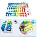 Wooden Shape Sorter Stacker Montessori Wooden Stacking & Sorting Game Toys