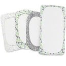 3PC Soft Baby Bassinet Set Cradle Fitted Sheets for Mattress Pads Sleeper Cover