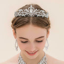 Princess Rhinestone Crown Bride Headwear Wedding Party Hair Accessories