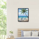 DIY Full Square Drill Cross Stitch Relaxing Beach Mosaic Diamond Painting