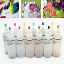 12 Paint Set Bottles Tulip One Step Tie Dye Set Vibrant Fabric Textile Permanent