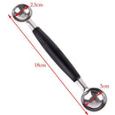 1 Pcs Double-end Stainless Steel Melon Fruit Baller Scoop Spoon Cookin PWS